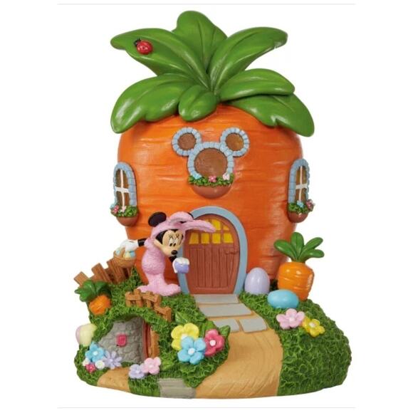 Disney Musical Light-up Easter Spring Village 13-piece Holiday Set NEW - Picture 9 of 11